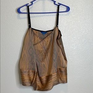 Derek Lam for Design Nation silky print top blouse